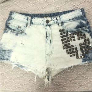 BDG high rise edgy shorts